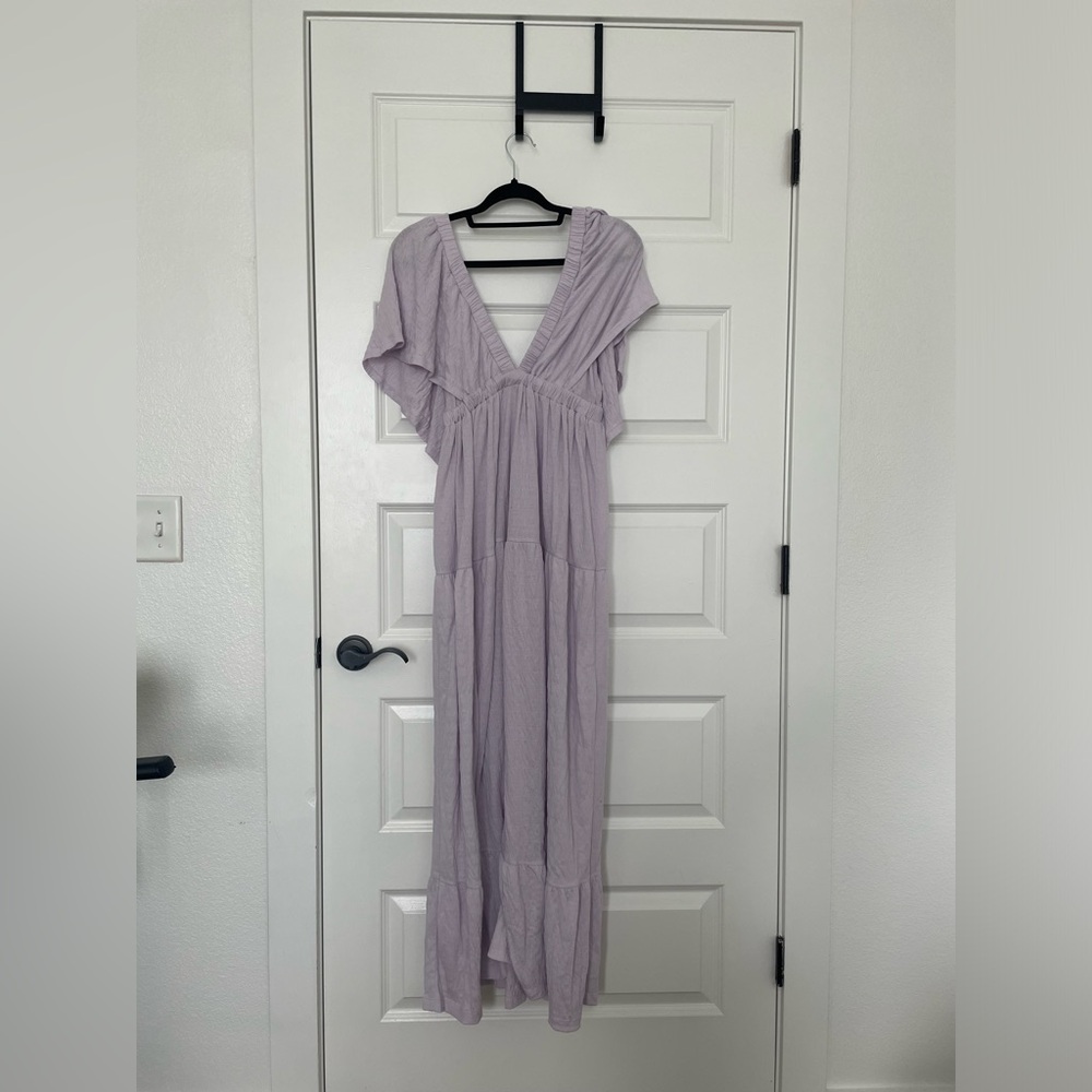 Free People LaLa Maxi Dress Lavender